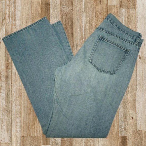 Old Navy Denim - Old Navy Boot Cut Blue Jeans Light Wash, 100% Cotton